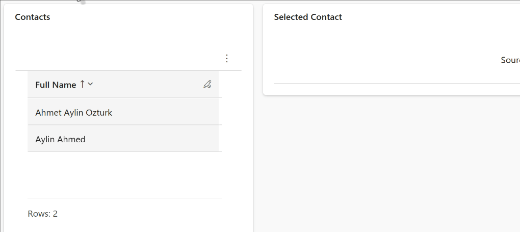 Combine Form Component and Power Apps Grid